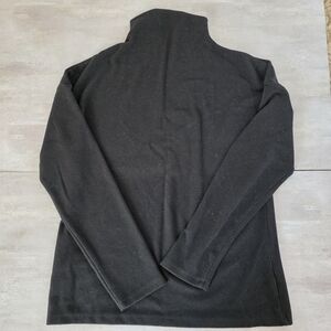 A New Day Black Fleece Mock Turtleneck Ladies Size Small